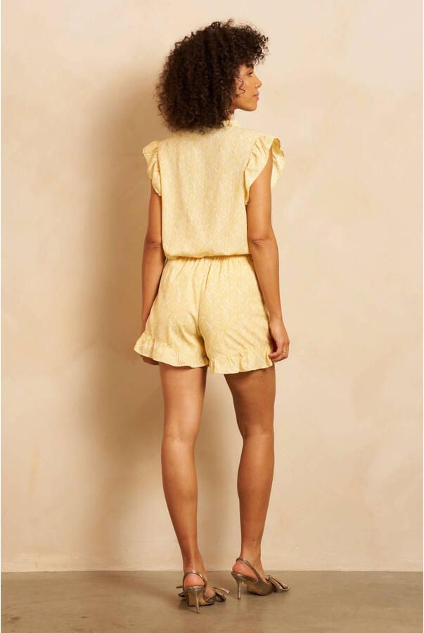 Lofty Manner skort met print geel - Foto 2