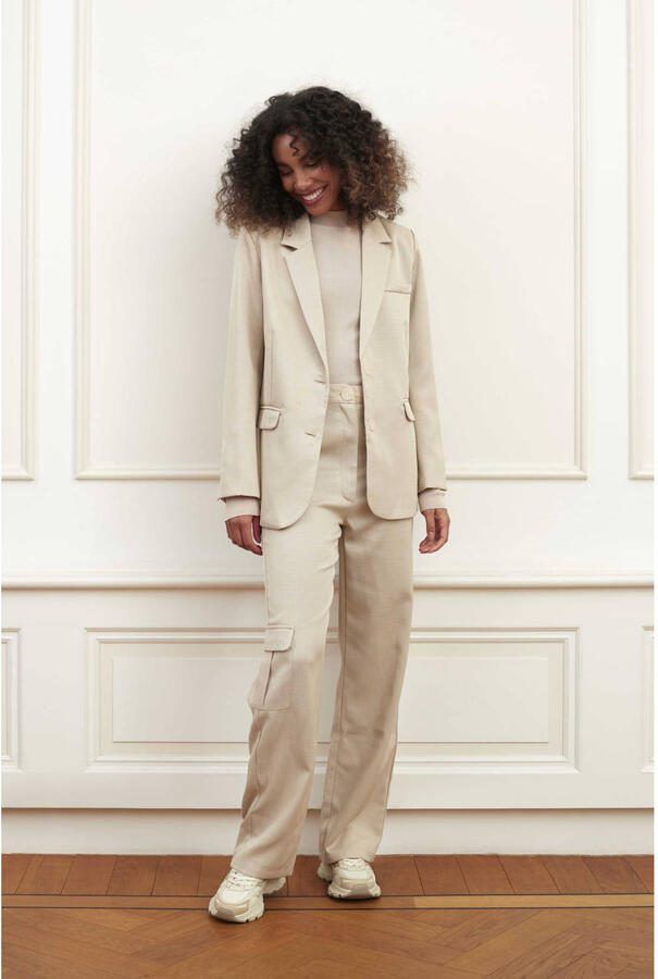 Lofty Manner straight broek beige - Foto 2