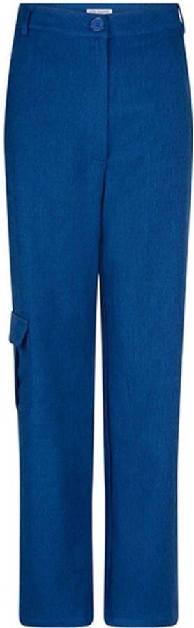 Lofty Manner straight broek blauw