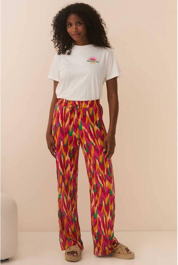 Lofty Manner straight high waist broek multi - Foto 2