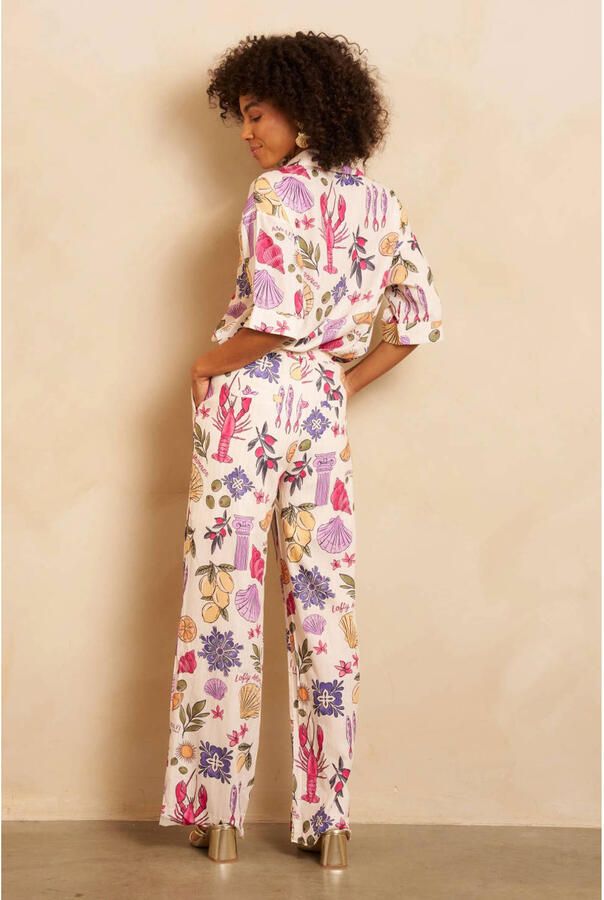 Lofty Manner straight regular waist broek multi - Foto 2