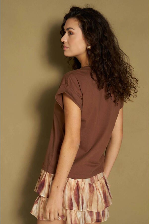 Lofty Manner T-shirt bruin - Foto 3