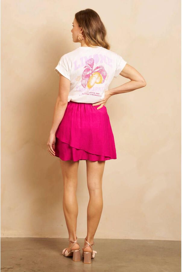 Lofty Manner T-shirt met backprint ecru - Foto 3