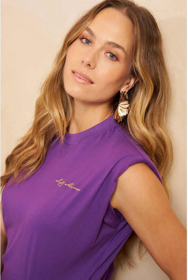 Lofty Manner T-shirt paars - Foto 2