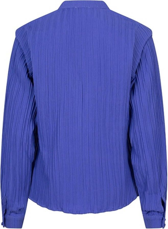 Lofty Manner Sophie Blouse met Lange Mouwen Blue Dames