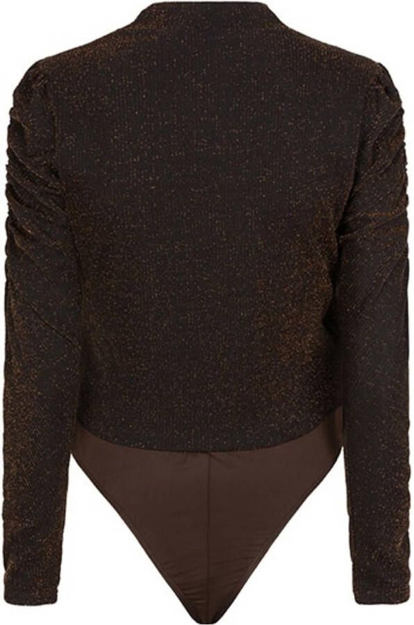 Lofty Manner top bruin met lurex - Foto 3