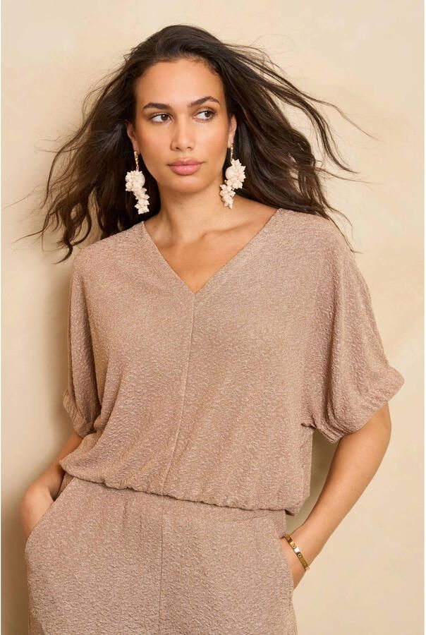 Lofty Manner top goud met lurex