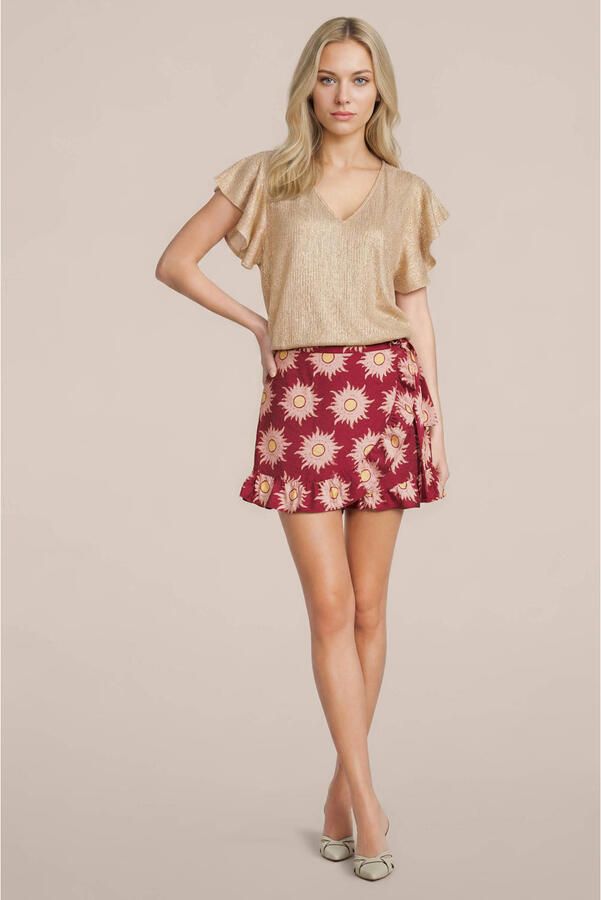 Lofty Manner top met glitter goud