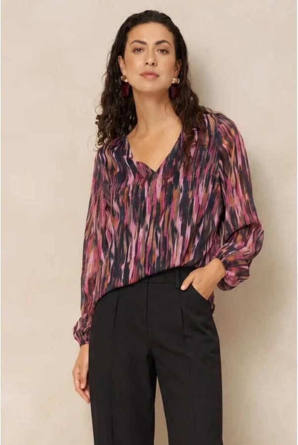 Lofty Manner top met glitters meerkleurig