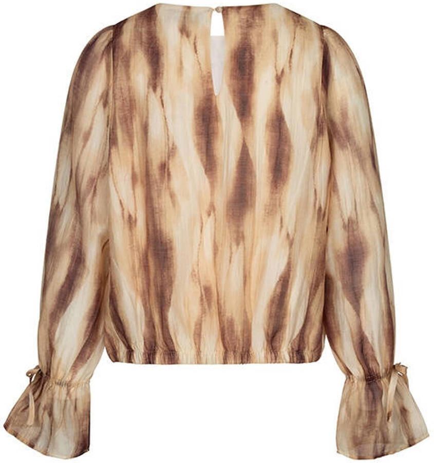 Lofty Manner top met print bruin - Foto 2