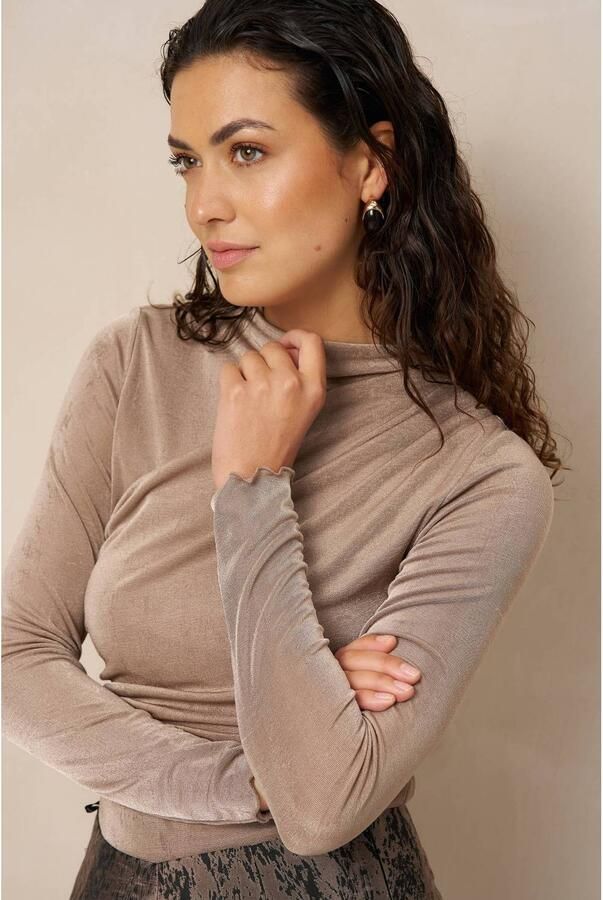 Lofty Manner top taupe - Foto 3