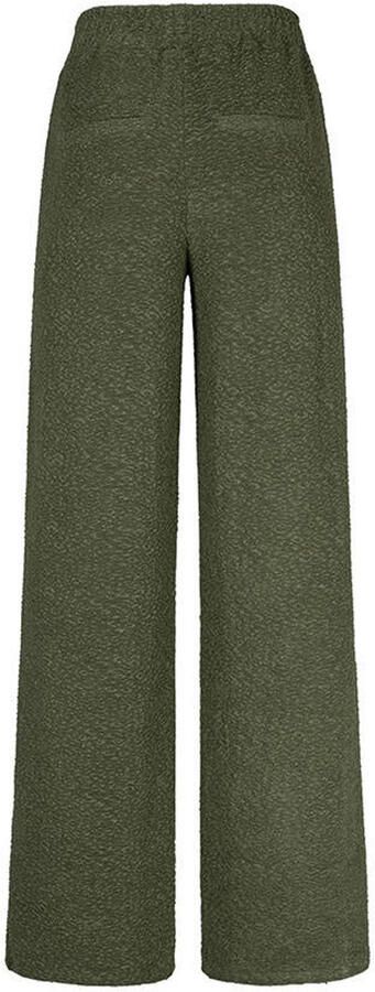 Lofty Manner wide leg broek groen - Foto 2