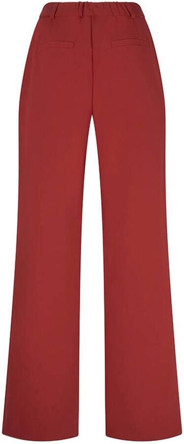Lofty Manner wide leg broek rood - Foto 3