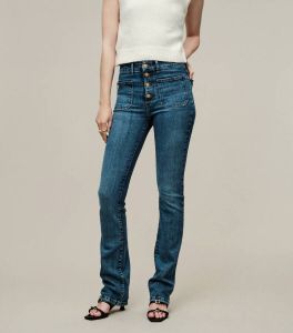 Lois high waist flared jeans Gaucho dark denim