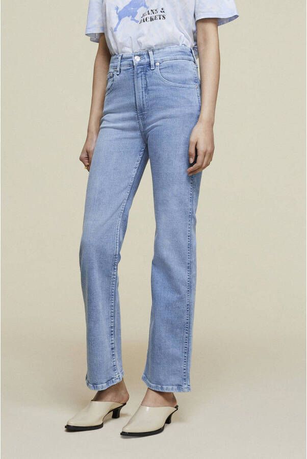 Lois high waist straight fit jeans River light blue denim