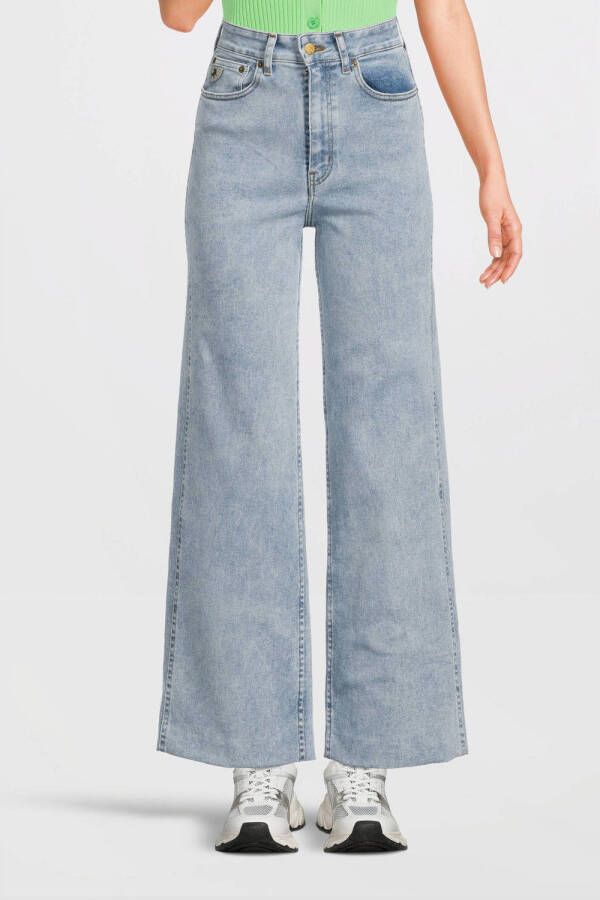 Lois high waist wide leg jeans Rachel Suple light blue denim