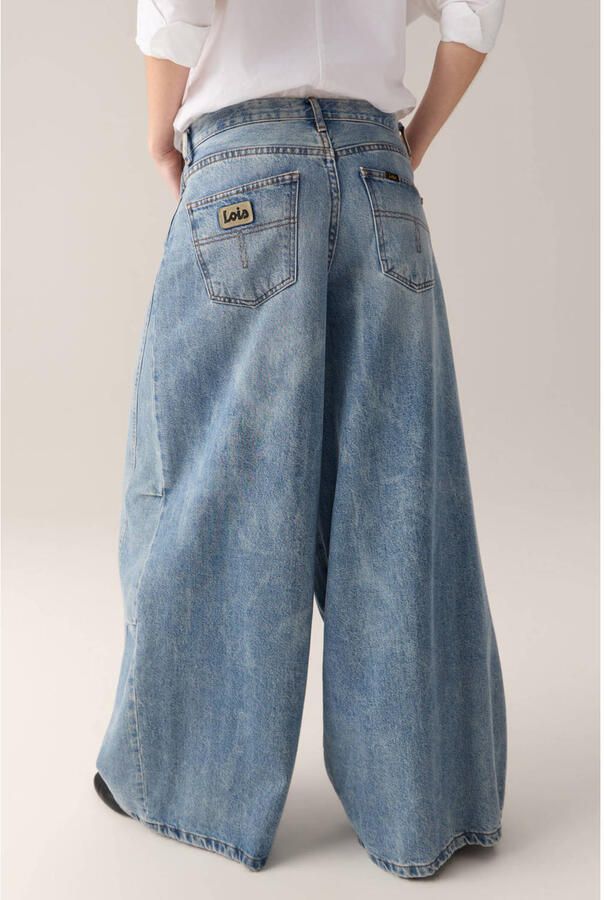 Lois Aerea wide leg jeans mediumblauw - Foto 2
