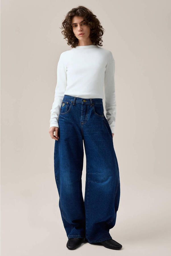 Lois Aliana barrel jeans donkerblauw