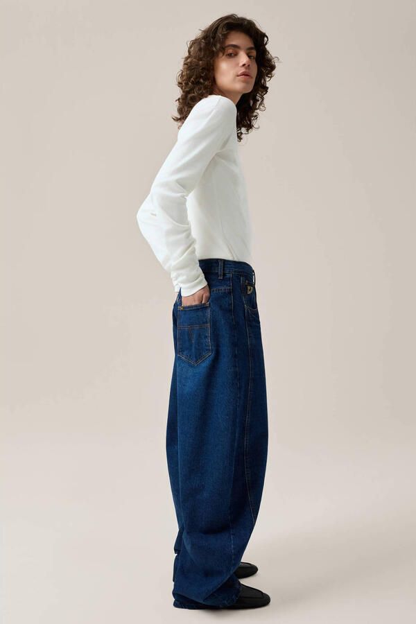 Lois Aliana barrel jeans donkerblauw - Foto 3