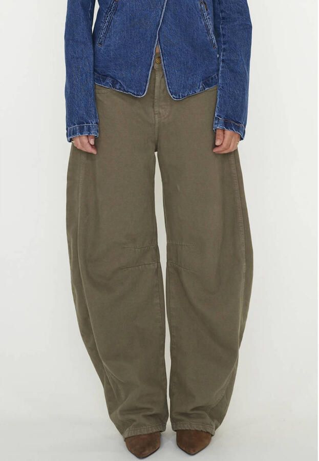 Lois Aliana regular waist barrel jeans groen
