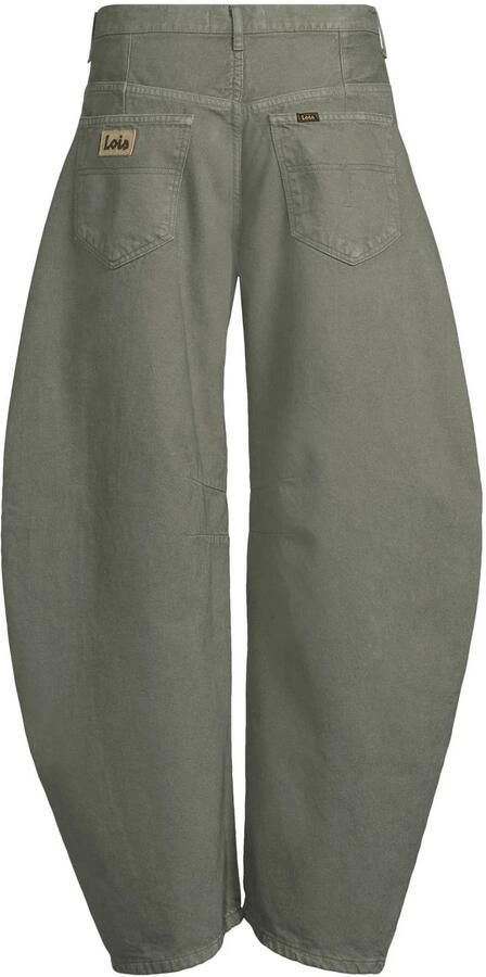Lois Aliana regular waist barrel jeans groen - Foto 3