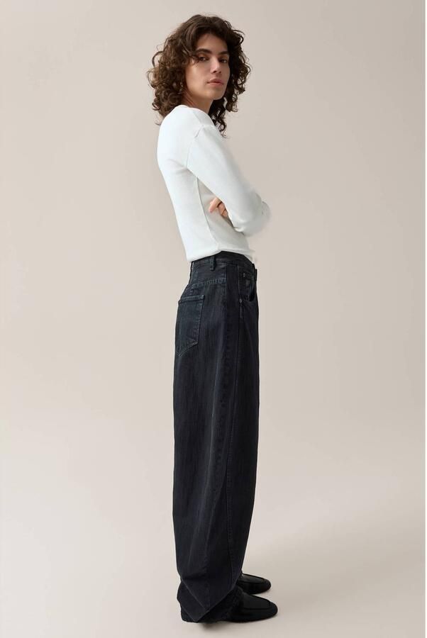Lois barrel jeans dark blue denim - Foto 3