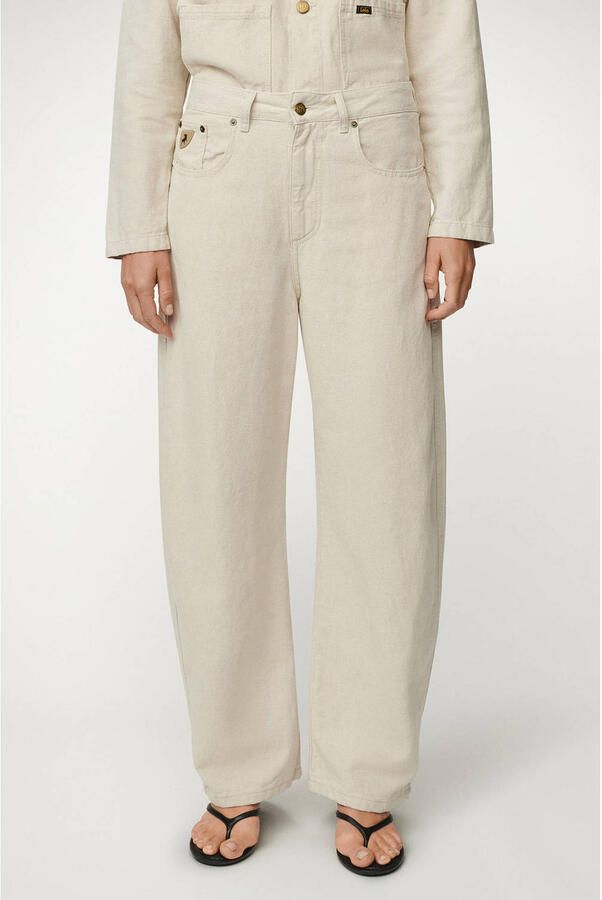 Lois barrel jeans ecru