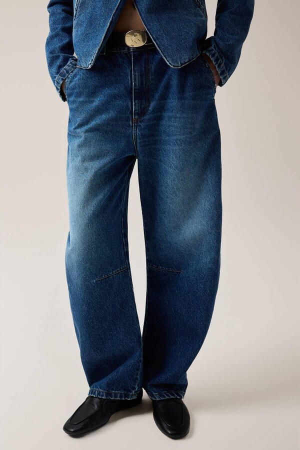 Lois Dali Chino barrel jeans mediumblauw