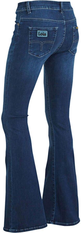 Lois Jeans High waist flared jeans Raval L32 donkerblauw