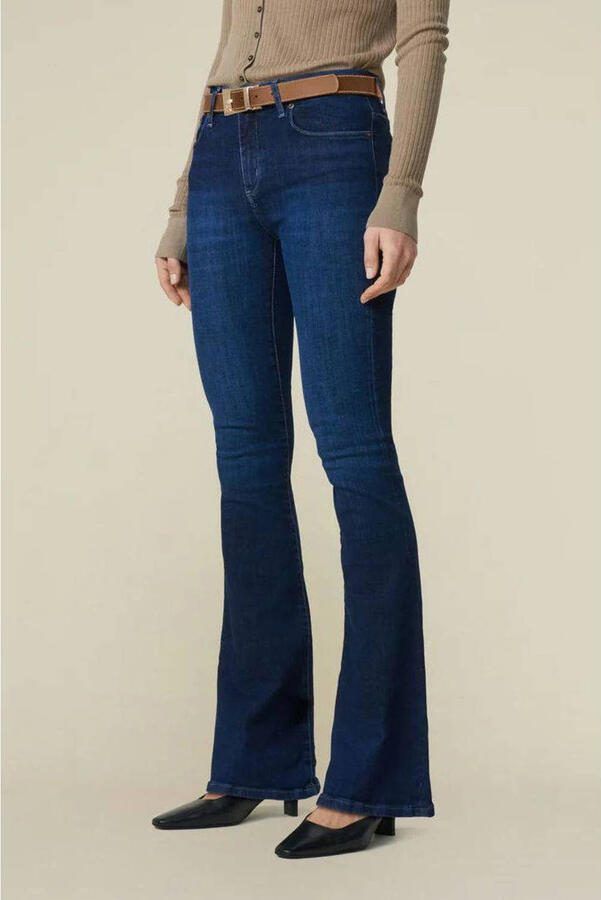 Lois Jeans High waist flared jeans Raval L32 donkerblauw - Foto 2