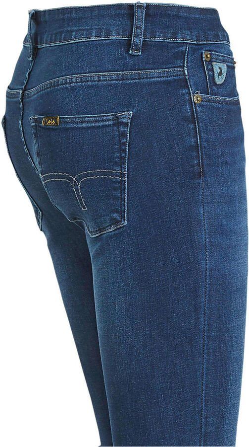 Lois Jeans High waist flared jeans Raval L32 donkerblauw - Foto 3