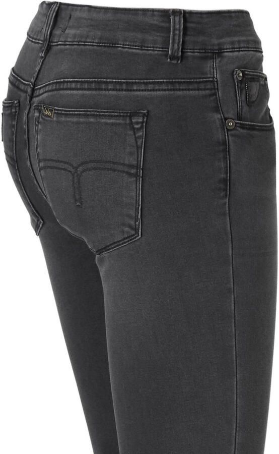Lois high waist flared jeans black stone - Foto 5