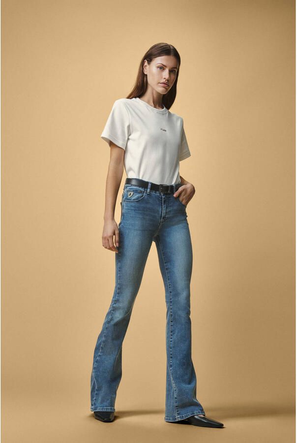 Lois Raval Re Ram Flared Jeans Blauw Blue Dames