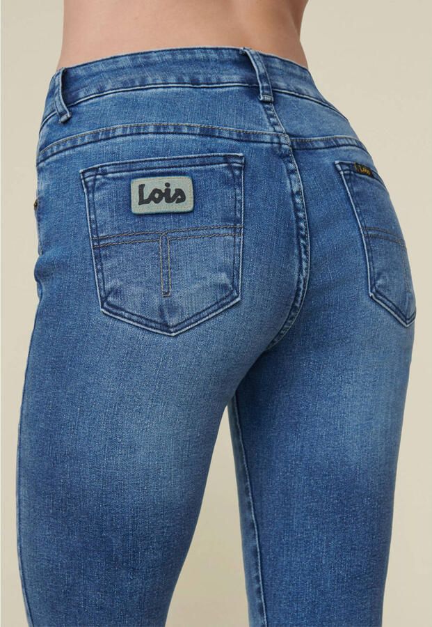 Lois Raval Re Ram Flared Jeans Blauw Blue Dames - Foto 2