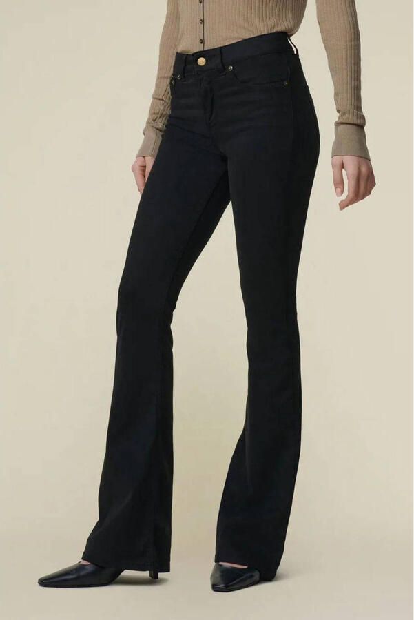 Lois high waist flared jeans zwart - Foto 3