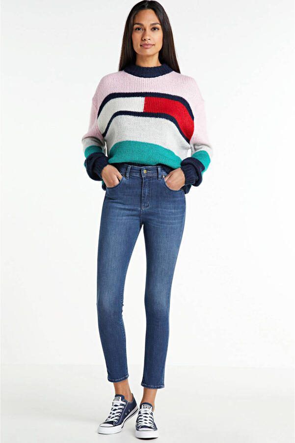 Lois high waist skinny jeans Celia teal stone - Foto 4