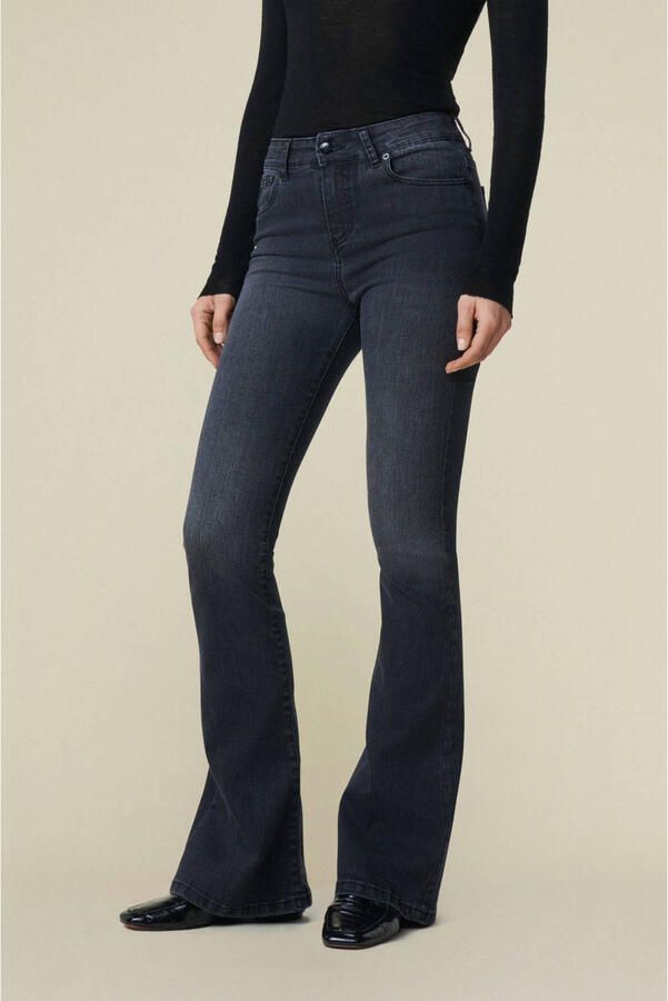 Lois high waist flared jeans black denim - Foto 2