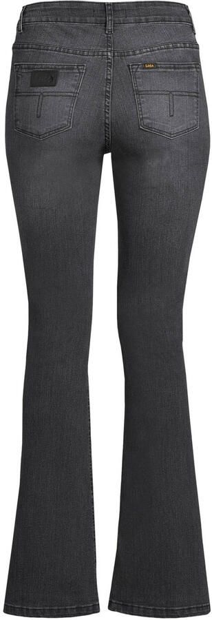 Lois high waist flared jeans black denim