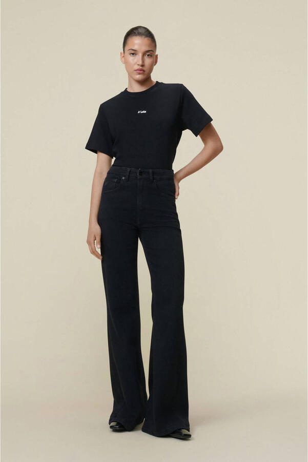 Lois high waist flared jeans black denim - Foto 2