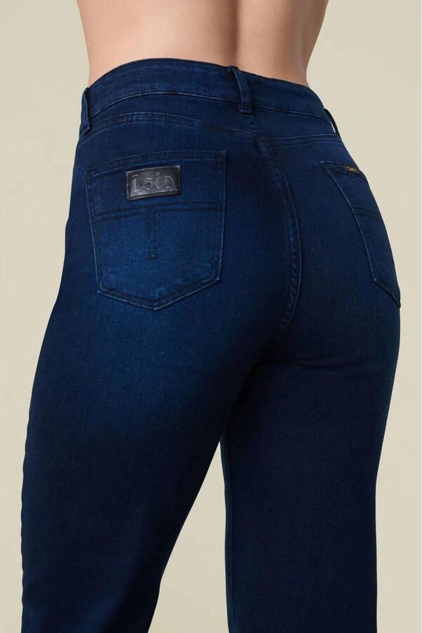 Lois high waist flared jeans dark blue denim - Foto 2