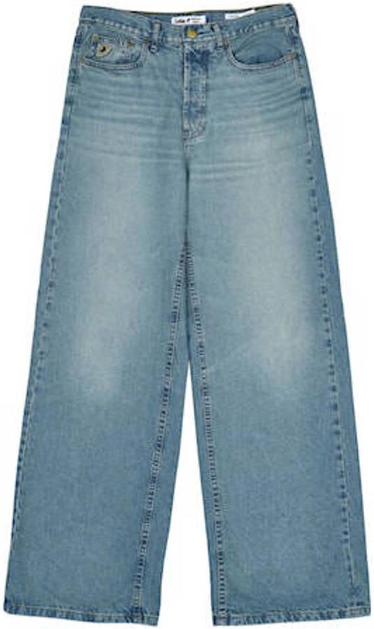 Lois high waist loose fit jeans medium blue denim