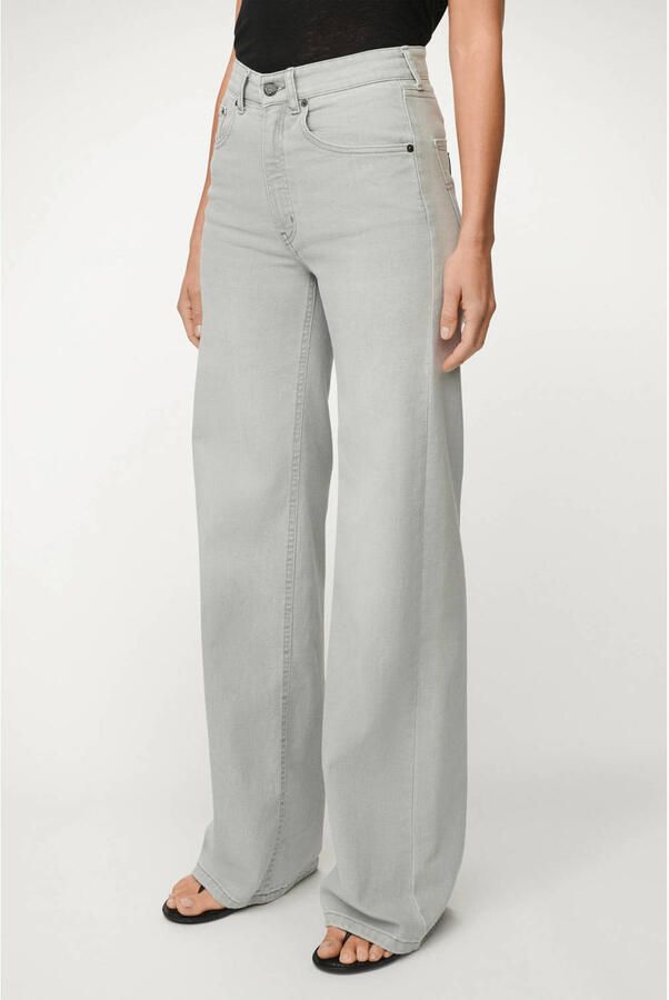 Lois high waist wide leg jeans grey denim