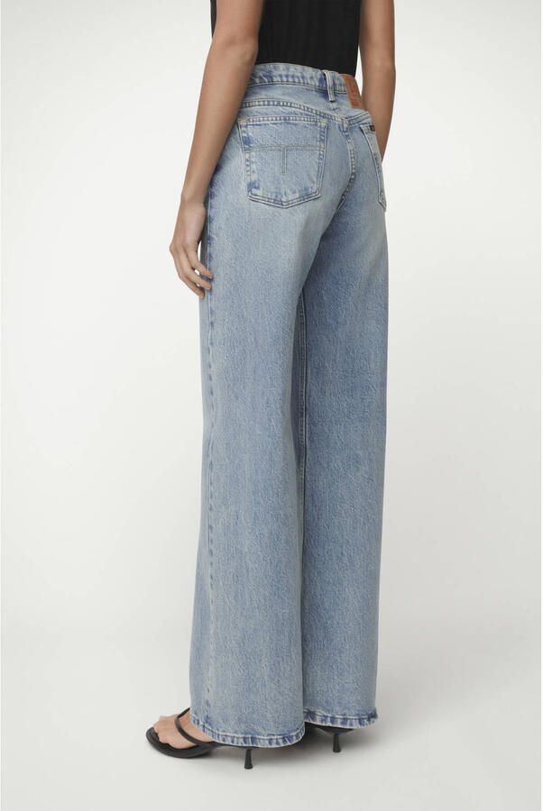 Lois Lindsay Palazzo wide leg jeans medium blue denim - Foto 3