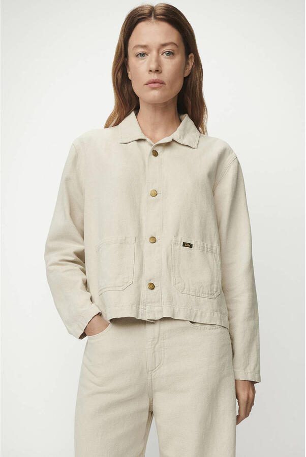 Lois linnen jack beige
