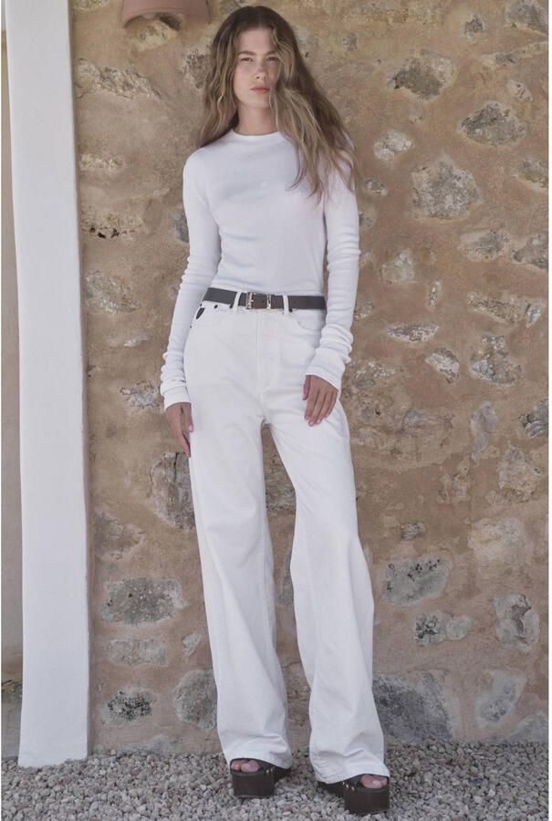 Lois low waist loose fit jeans wit - Foto 2