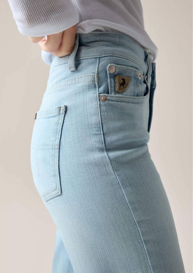 Lois Palazzo high waist wide leg jeans light blue denim - Foto 2