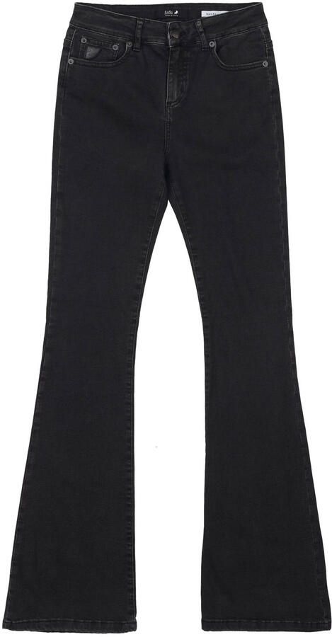 Lois Raval 16 regular fit flared jeans zwart