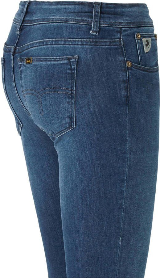 Lois regular waist flared jeans teal stone
