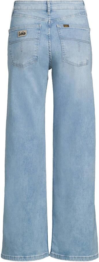 Lois Rosalia wide leg jeans light blue denim