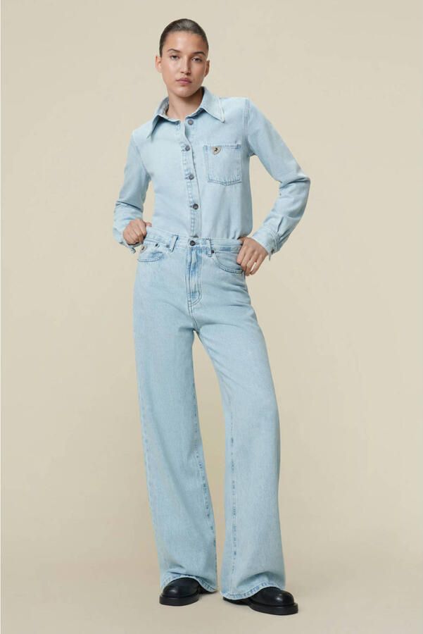 Lois Skater Loose Z high waist wide leg jeans lichtblauw - Foto 2
